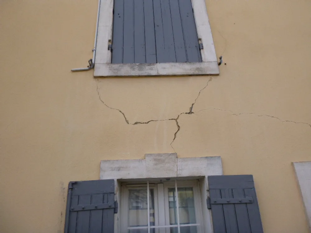 Fissure de façade